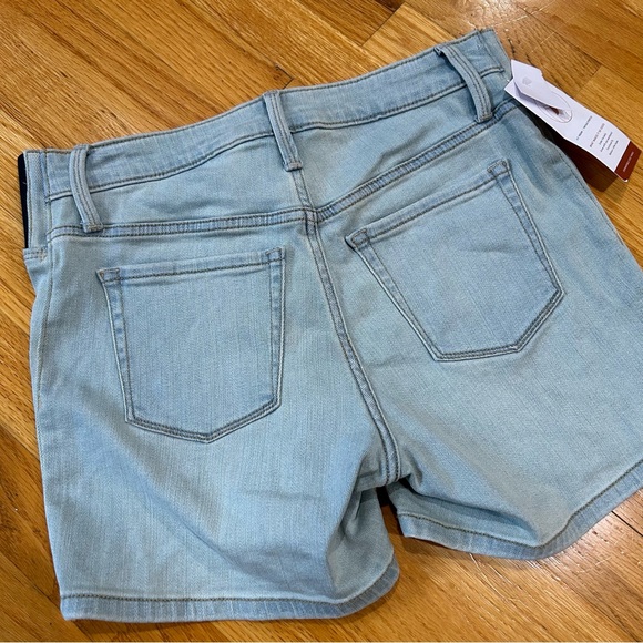 Ingrid & Isabel Midi Short Maternity Jeans Shorts 2 Vintage Stretch New - Picture 2 of 8